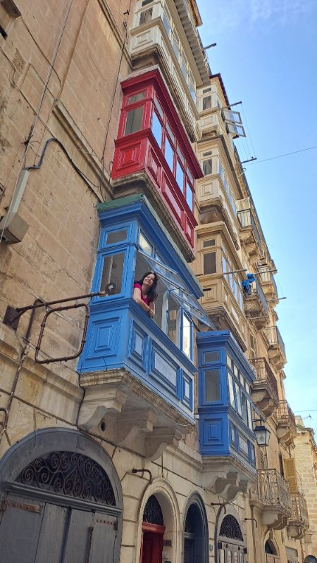 Malta, Valeta, karakteristicna terasa
